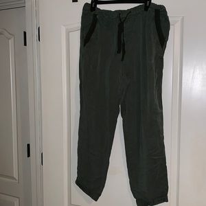 Army green joggers